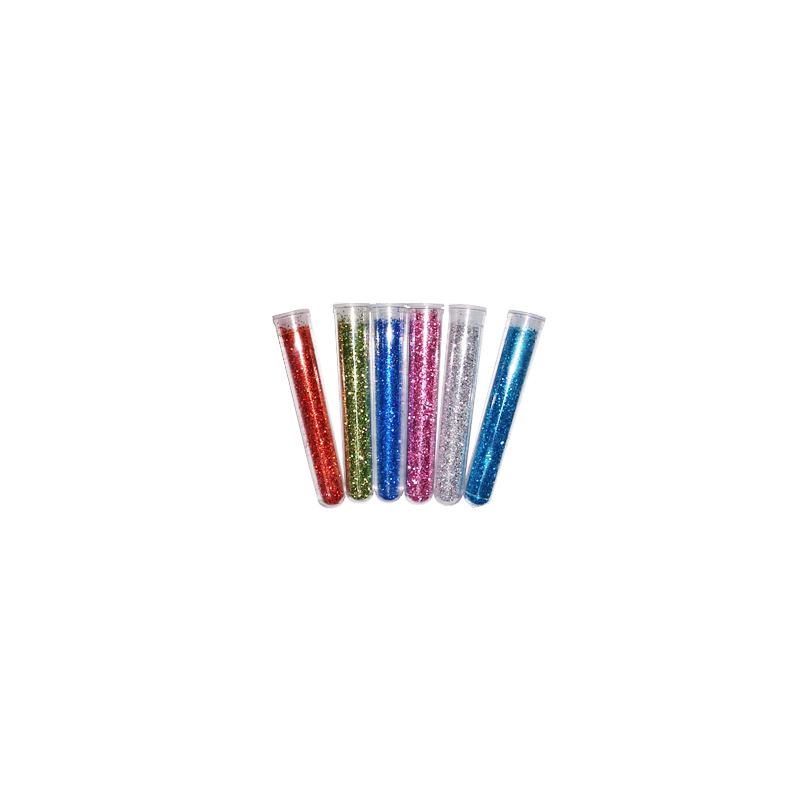 ESCARCHA DE COLORES EN TUBO X 12