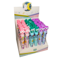esferos  multiminas con diseños kawaii