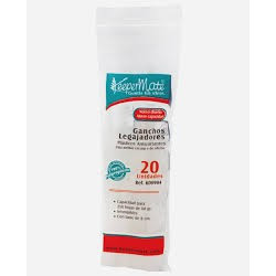 GANCHO LEGAJADOR PLASTICO X 20