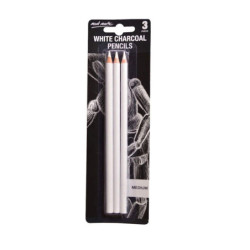 LAPIZ CARBONCILLO BLANCO X3