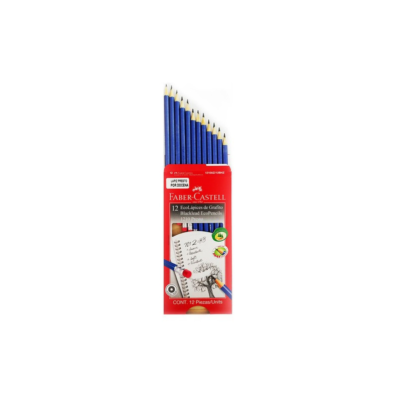 LAPIZ NEGRO *12 FABER CASTELL PRESTO