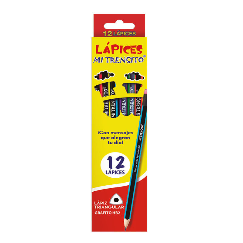 LAPIZ NEGRO TRENSITO CAJA X 12