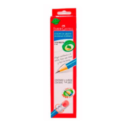 LAPIZ ROJO x12 FABER CASTELL
