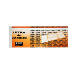 LETRA DE CAMBIO *100 MINERVA