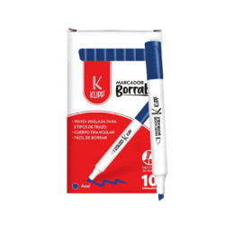 MARCADOR BORRABLE KLIPP CAJA * 10