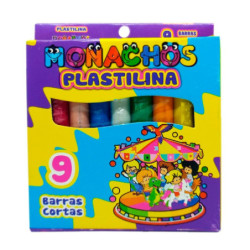 PLASTILINA CORTA CAJA DE 9