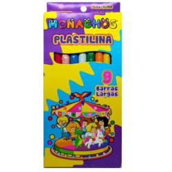 PLASTILINA LARGA DE 9 MONACHOS