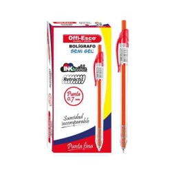 ESFERO RETRACTIL OFFI-ESCO X12 UN.