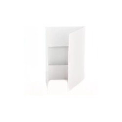 carpeta cuatro aletas blanca