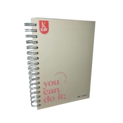 CUADERNO ARGOLLADO 85 PASTA DURA COOL KLIPP