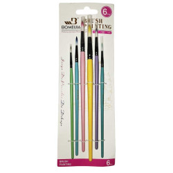 PINCEL COLORES X 6 DELINEADOR BOMEJIA A0764R