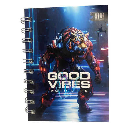 CUADERNO MINI NOTA ARGOLLADA PASTA DURA
