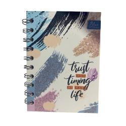 CUADERNO MINI NOTA ARGOLLADA PASTA DURA