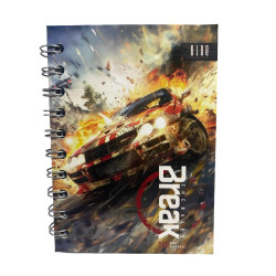 CUADERNO MINI NOTA ARGOLLADA PASTA DURA