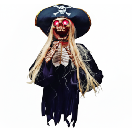 HALLO DECORACIÓN  PIRATA MEDIO CUERPO GRANDE CON LUZ A01