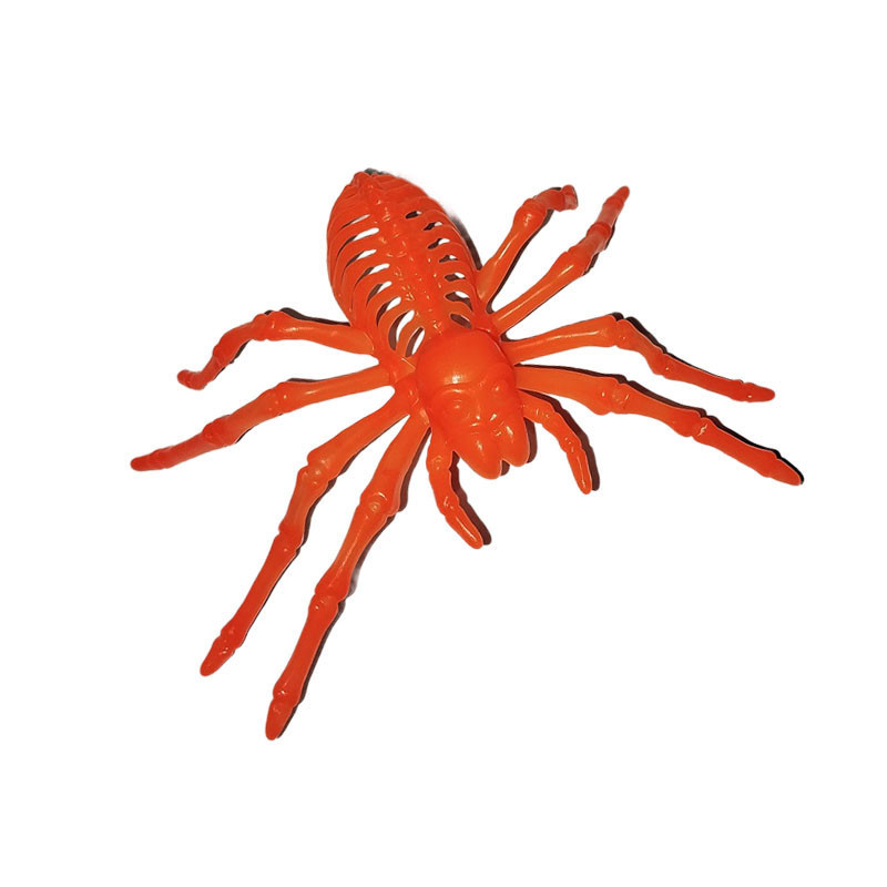 HALLO ARAÑA PLASTICA NARANJA  GRANDE
