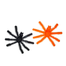 HALLO  2026 ARAÑA PLASTICA ZIP ZAP X 12 NEGRA Y NARANJA