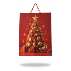 BOLSA REGALO NAVIDAD EXTRA JUMBO 40*55*15CMS PAQUETE DE 6