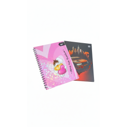 CUADERNO ARGOLLADO 85 1 MATERIA CRAZY LOVE DAMA CABALLERO