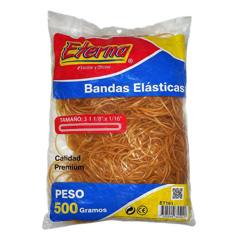 banda de caucho 500 gramos eterna