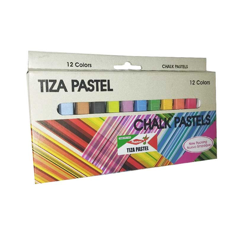 TIZA COLOR PASTEL X 12