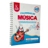 CUADERNO PENTAGRAMADO MUSICA ARGOLLADO 40 HOJAS KLIPP