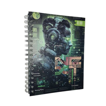 CUADERNO ARGOLLADO 85 5 MAT PASTA DURA BLUE