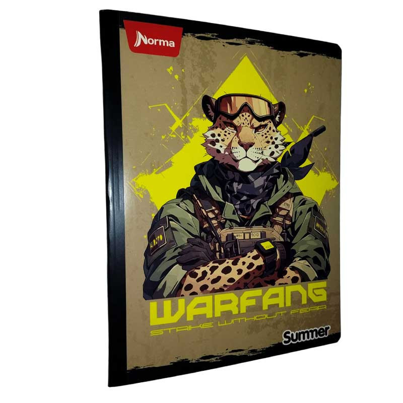 CUADERNO COSIDO CON STIKER LEYEN DE 100 HOJAS TIPO A PACA X 90