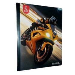 CUADERNO COSIDO CON STIKER LEYEN DE 100 HOJAS TIPO A PACA X 90