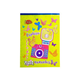 Block Tamaño Carta Cuadriculado
