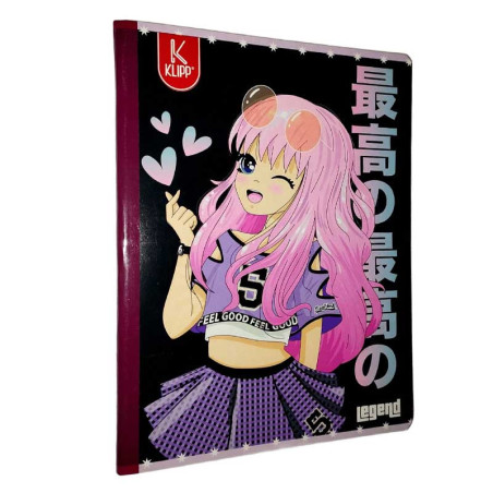 CUADERNO COSIDO CON STIKER LEYEN ECONOMICO DE 100 HOJAS CUADROS PACAX 90