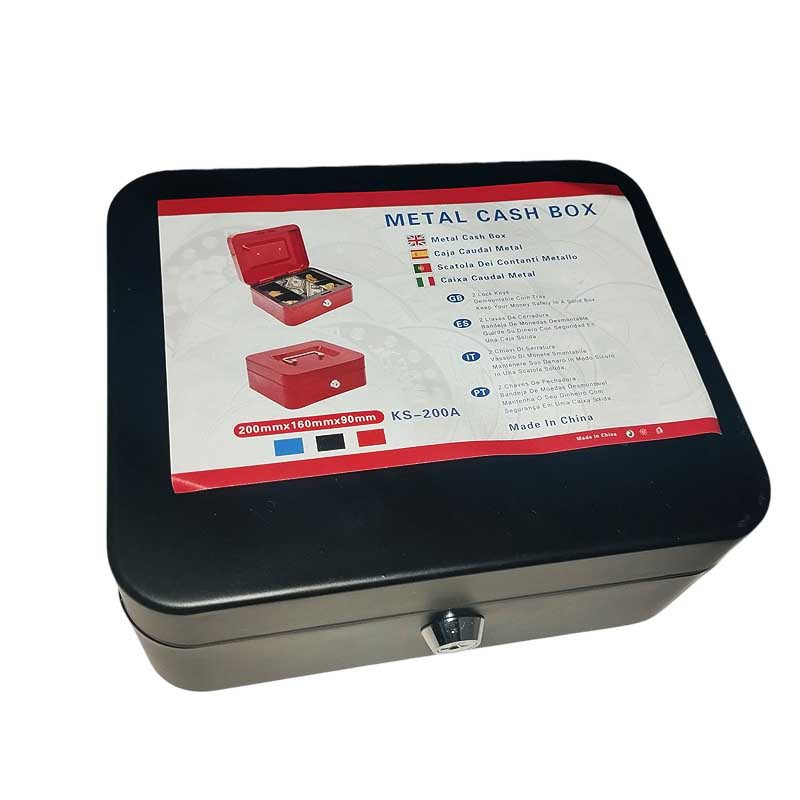 CAJA MENOR CON LLAVE 200X160X90 MM REF 1246