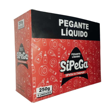 PEGANTE LIQUIDO SI PEGA 250G X 6 UN.