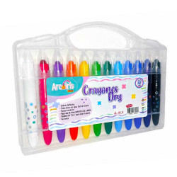 CRAYOLAS ULTRA DRY ARCOIRIS ETERNA ESTUCHE X 12