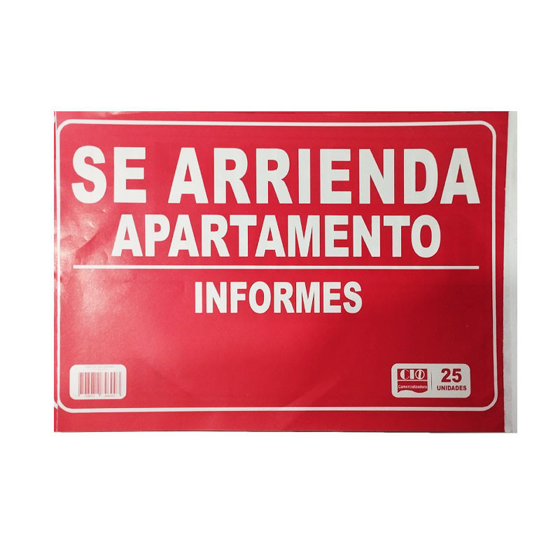 AVISO 1/8 SE ARRIENDA