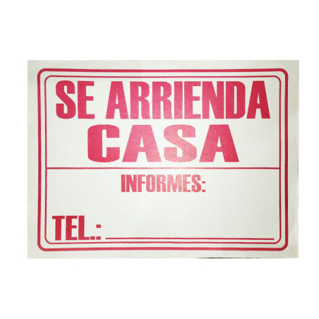 AVISO 1/8 SE ARRIENDA CASA