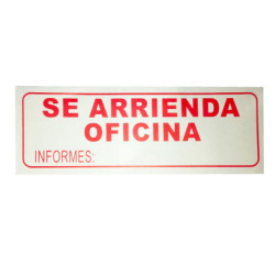 AVISO PEQUEÑO SE ARRIENDA OFICINA