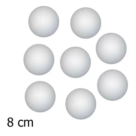 BOLA DE ICOPOR 8*25