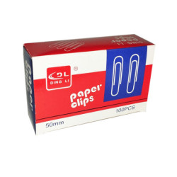 CAJA DE CLIP METALICO 50MM X100 UNIDADES