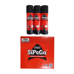 PEGANTE EN BARRA SI PEGA DE 25 G X 12 UN.