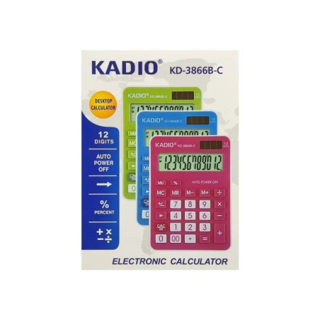 Calculadora Kadio 3866B-C