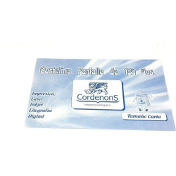 CARTULINA GROFADA FARFALLE TAMAÑO CARTA X 50 180 GMS